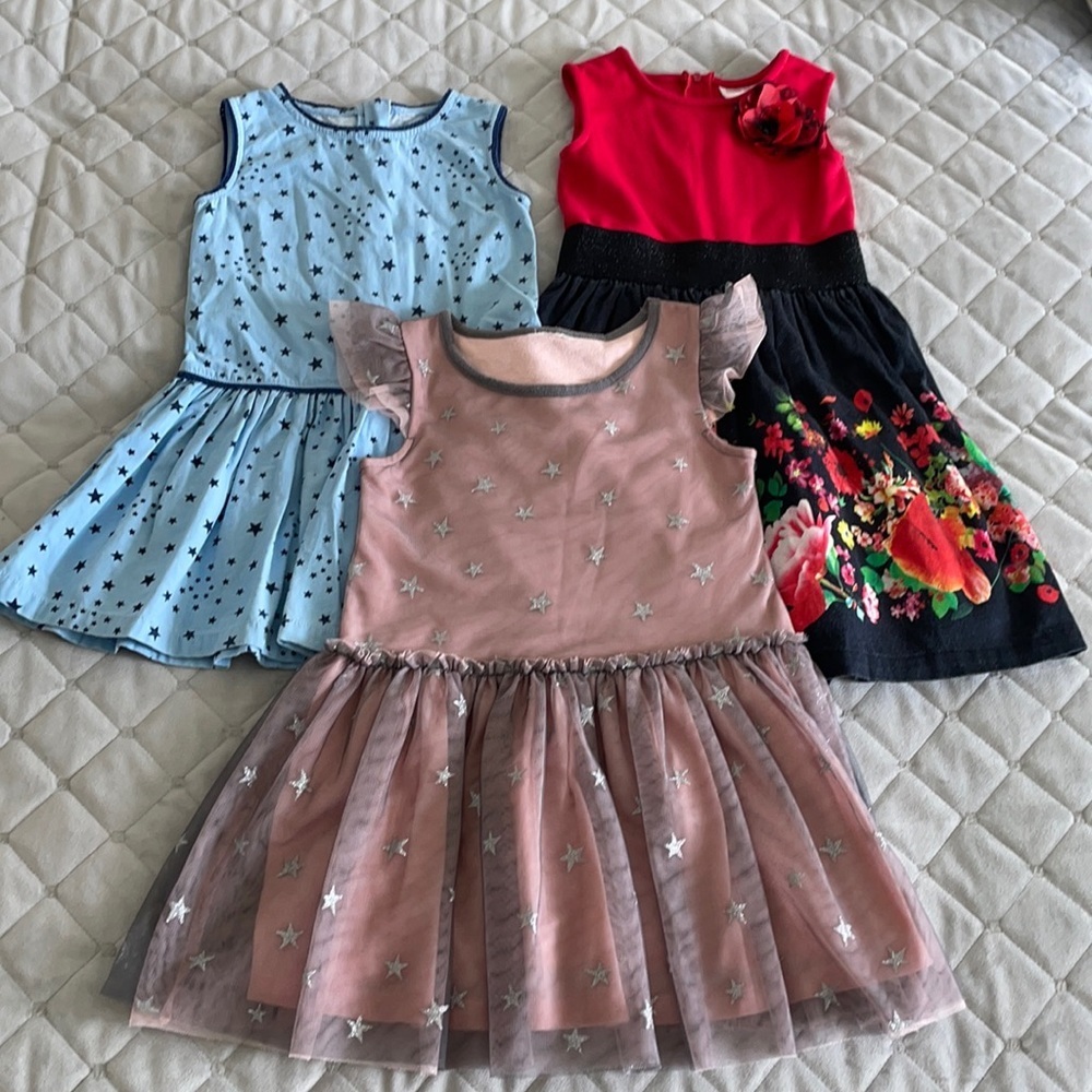 Bundle of toddler girl dresses